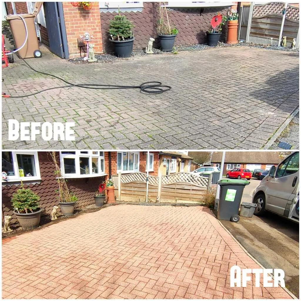 Residential driveway cleaning services Dunstable